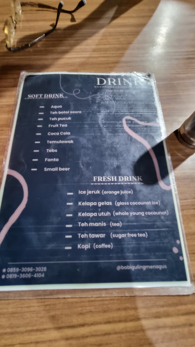 Warung Nasi Babi Guling Men Agus Menu - Image 3